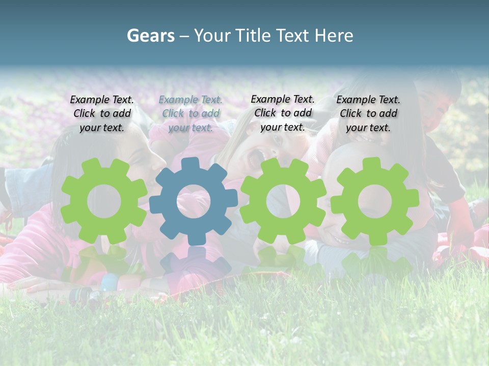 Man Mum Parent PowerPoint Template