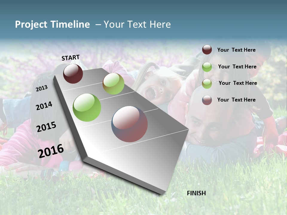 Man Mum Parent PowerPoint Template