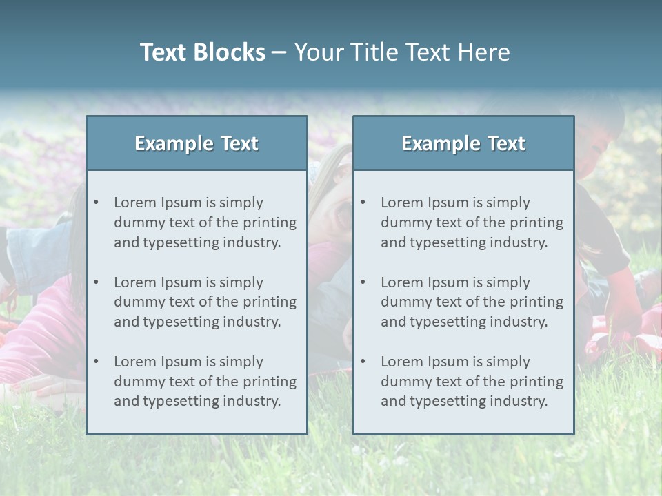 Man Mum Parent PowerPoint Template