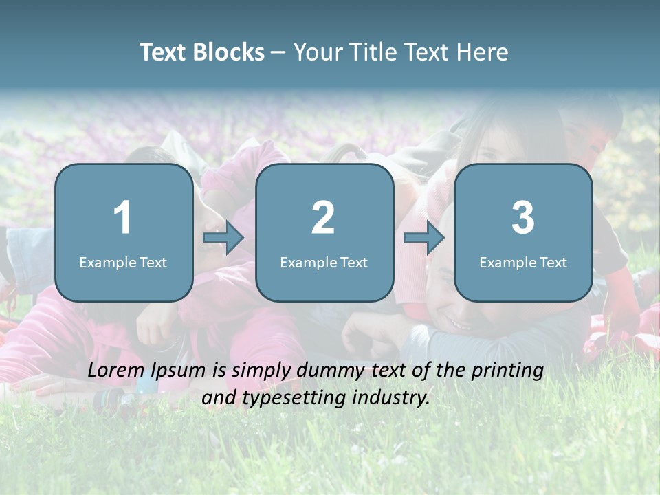 Man Mum Parent PowerPoint Template