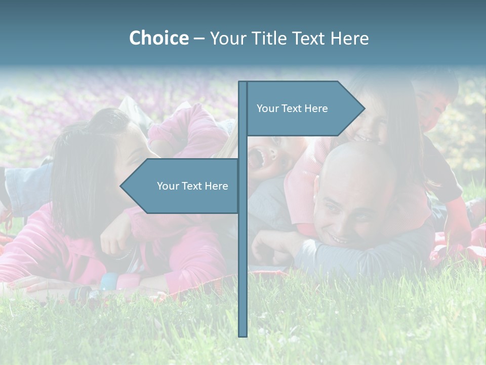 Man Mum Parent PowerPoint Template