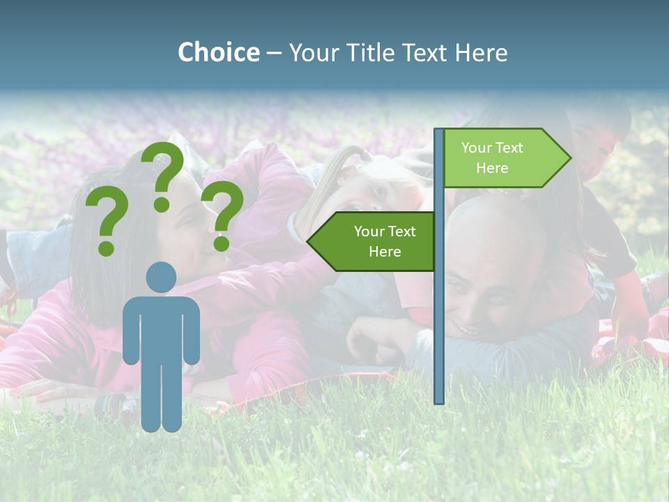 Man Mum Parent PowerPoint Template