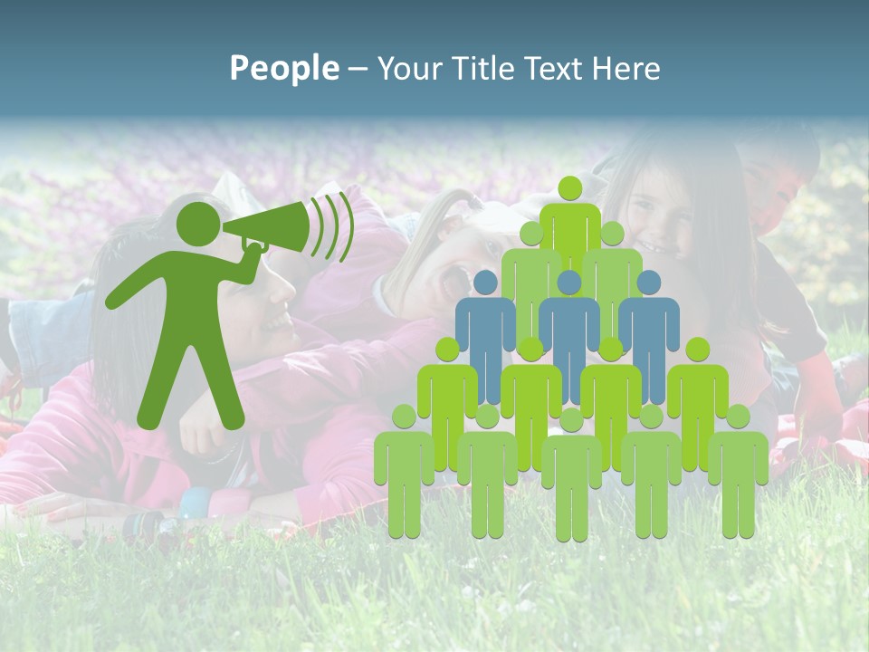 Man Mum Parent PowerPoint Template