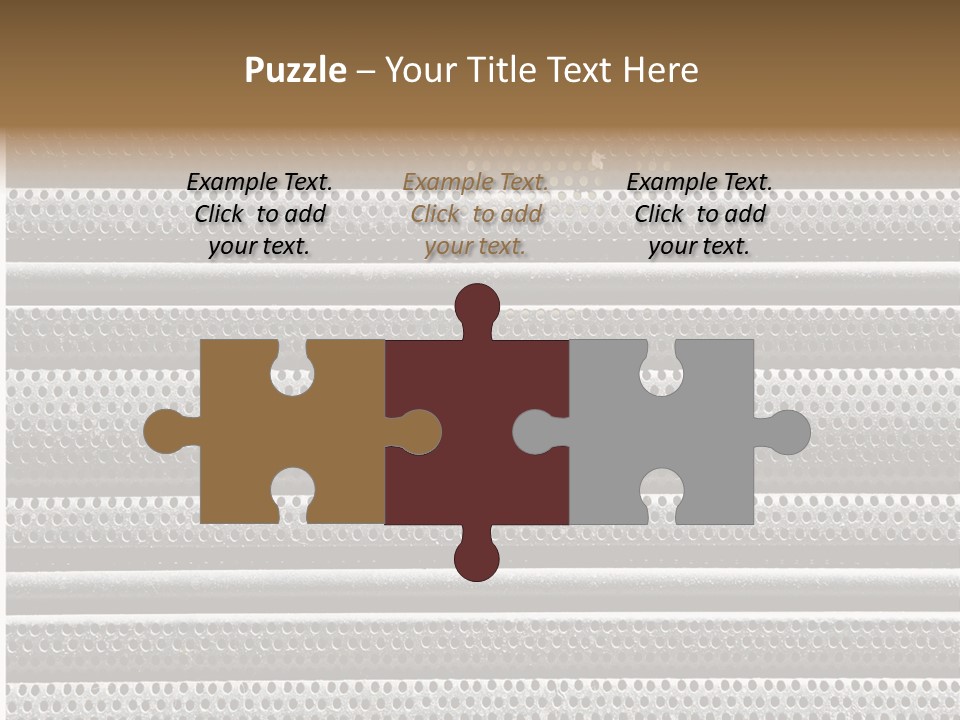 Texture Rust Silver PowerPoint Template