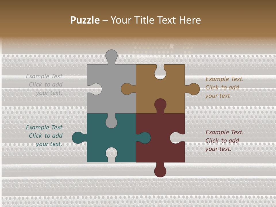 Texture Rust Silver PowerPoint Template
