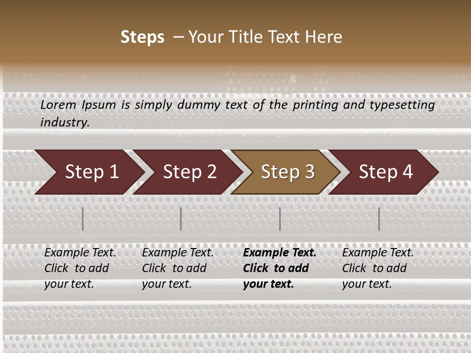 Texture Rust Silver PowerPoint Template