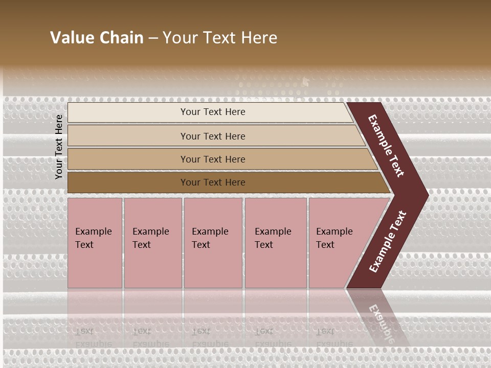 Texture Rust Silver PowerPoint Template