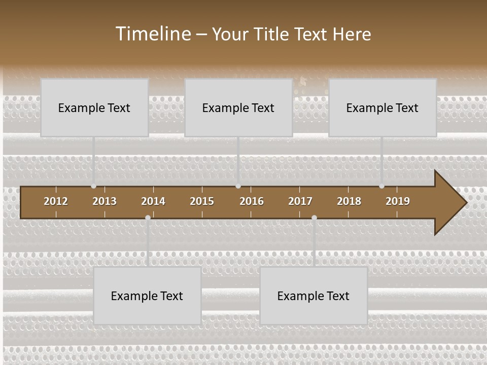 Texture Rust Silver PowerPoint Template
