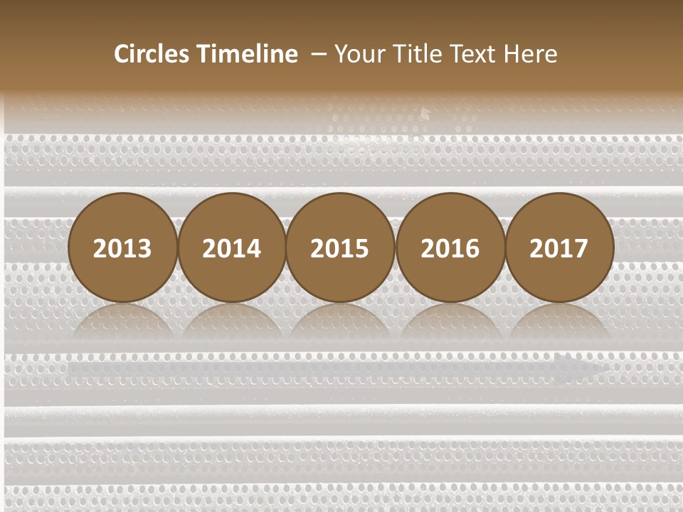 Texture Rust Silver PowerPoint Template