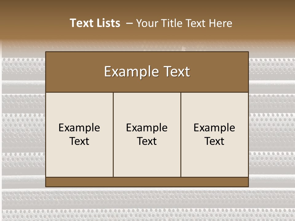 Texture Rust Silver PowerPoint Template