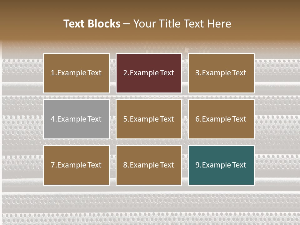 Texture Rust Silver PowerPoint Template