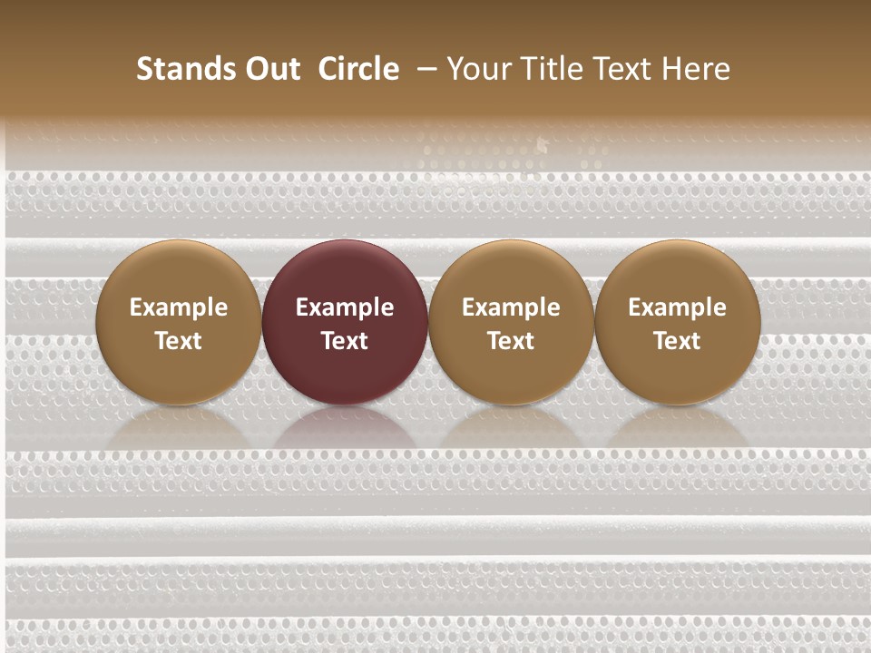 Texture Rust Silver PowerPoint Template