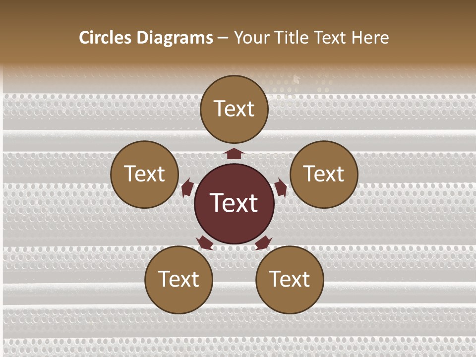 Texture Rust Silver PowerPoint Template