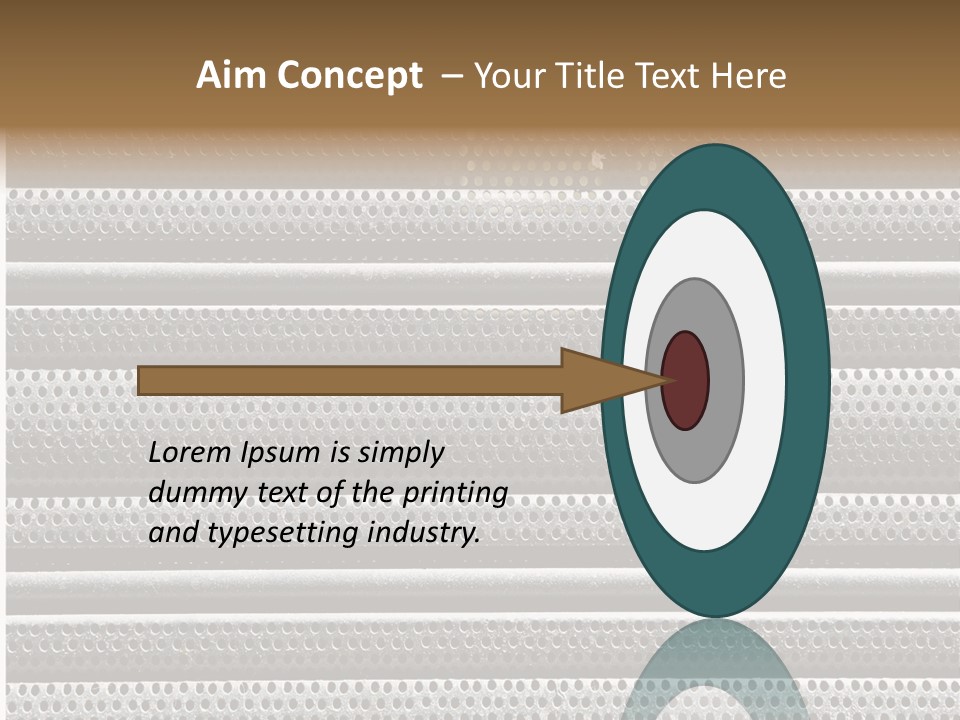 Texture Rust Silver PowerPoint Template