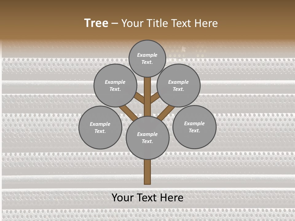 Texture Rust Silver PowerPoint Template