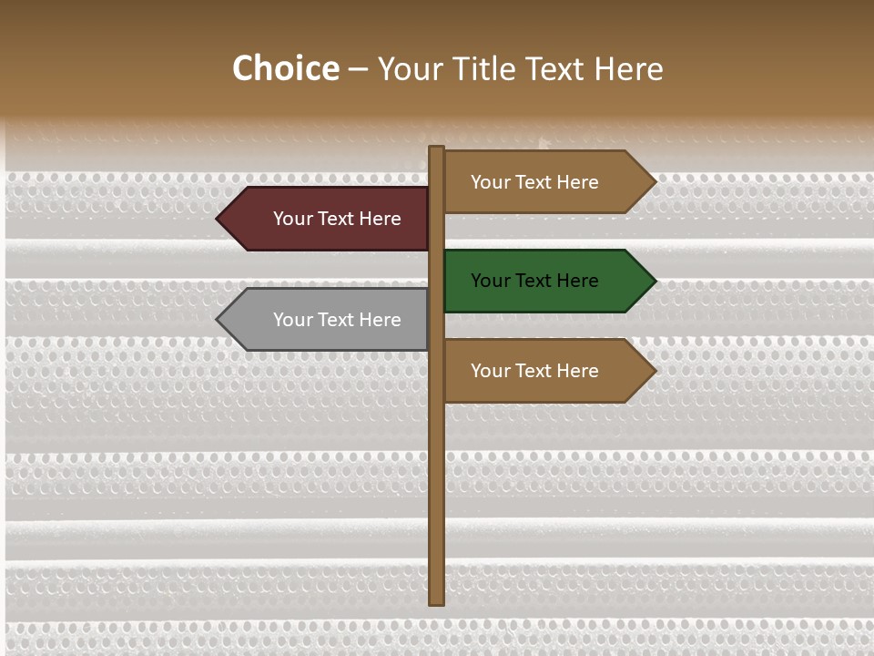Texture Rust Silver PowerPoint Template