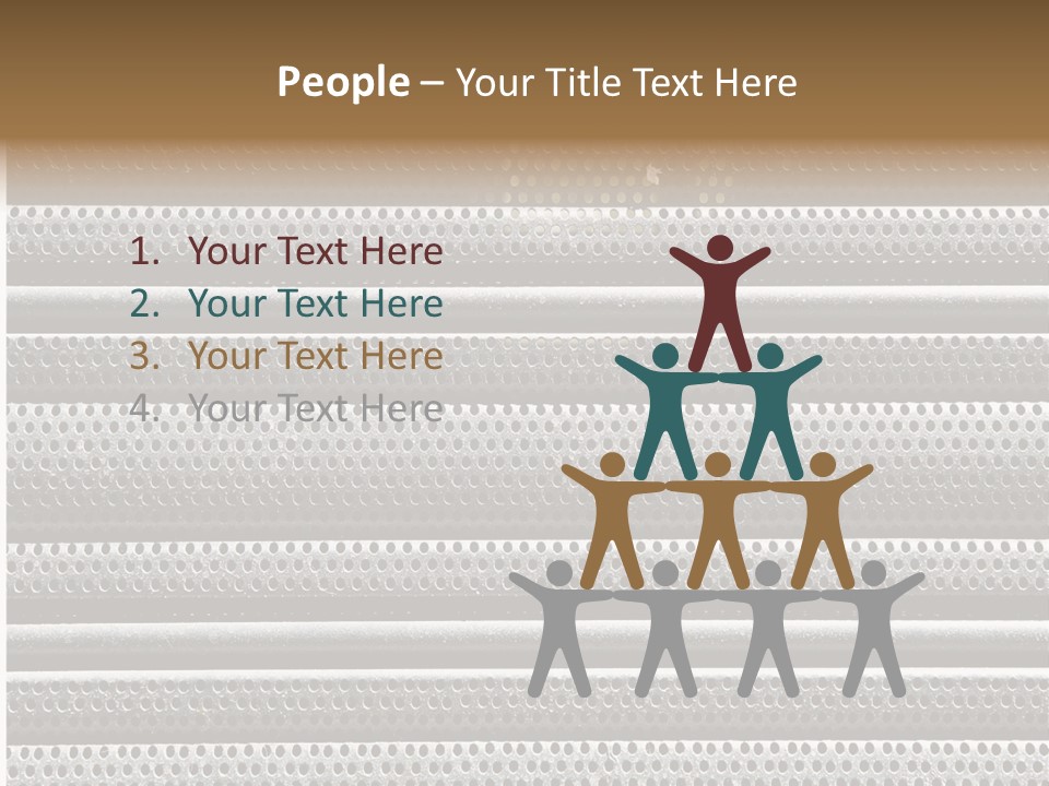 Texture Rust Silver PowerPoint Template