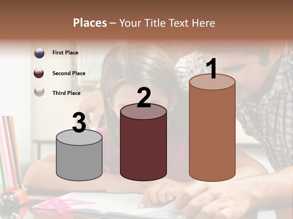 Family Assignment Desk PowerPoint Template