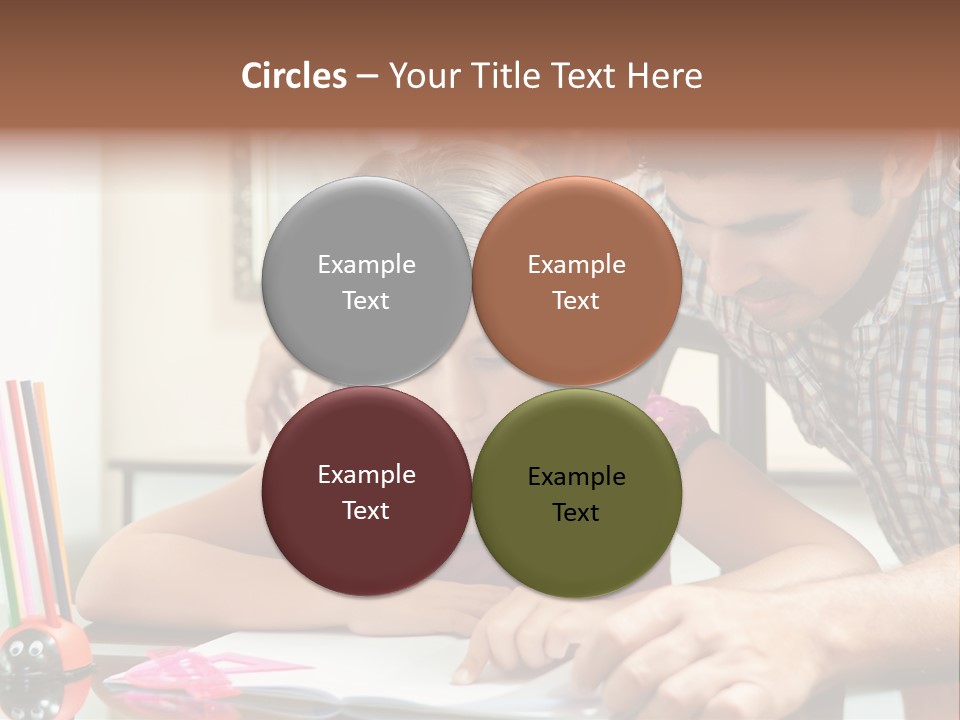 Family Assignment Desk PowerPoint Template