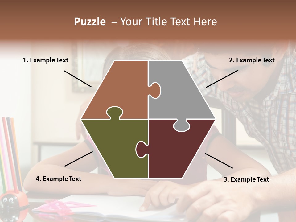 Family Assignment Desk PowerPoint Template