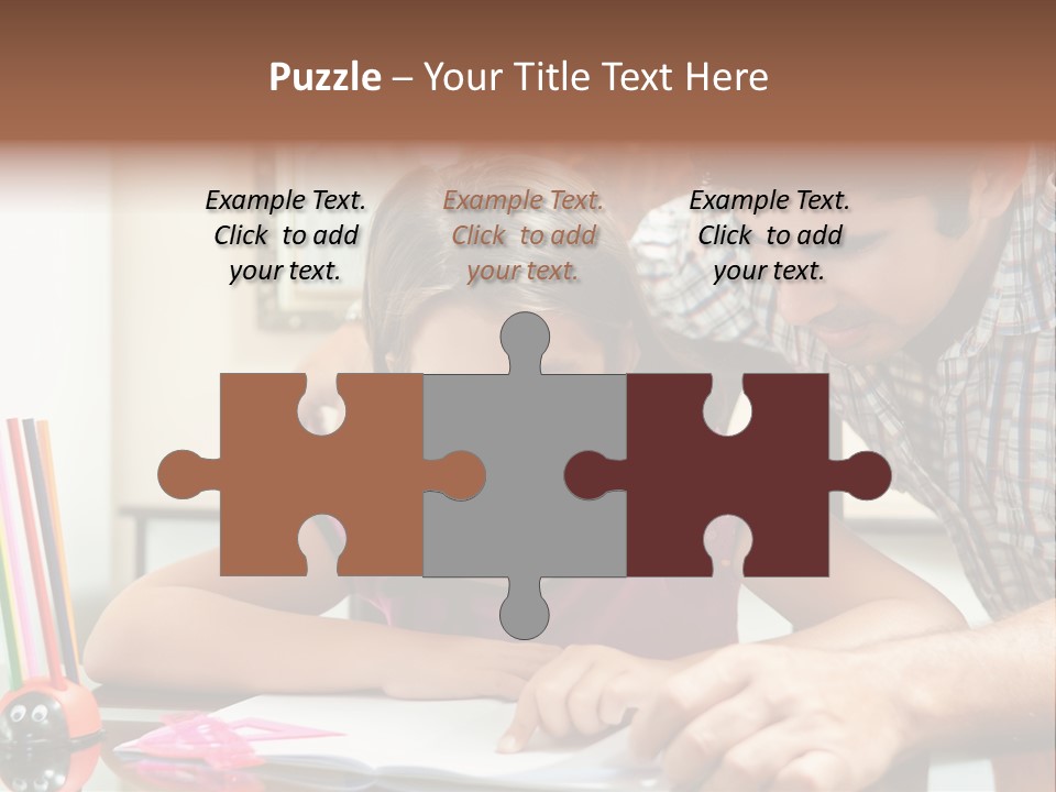 Family Assignment Desk PowerPoint Template