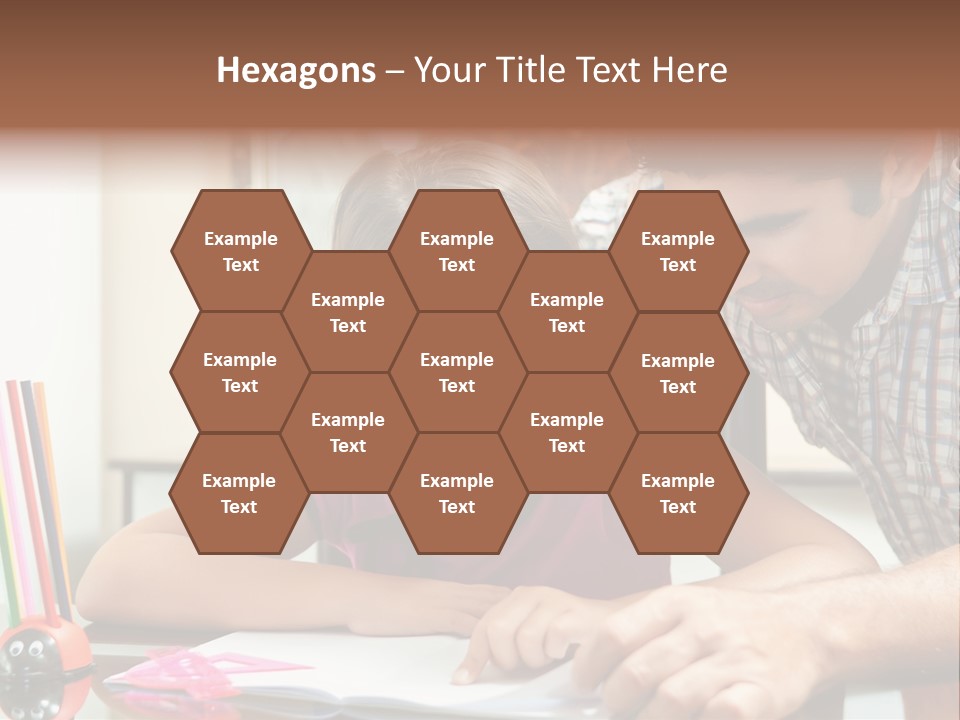 Family Assignment Desk PowerPoint Template