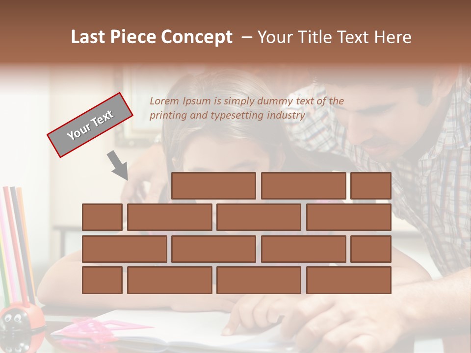 Family Assignment Desk PowerPoint Template