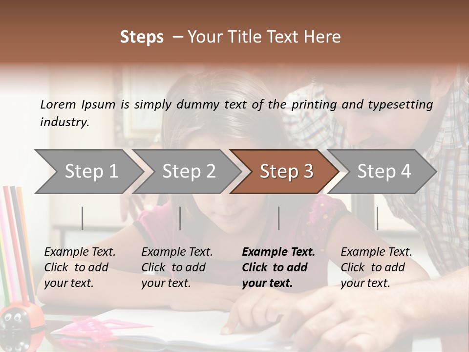 Family Assignment Desk PowerPoint Template
