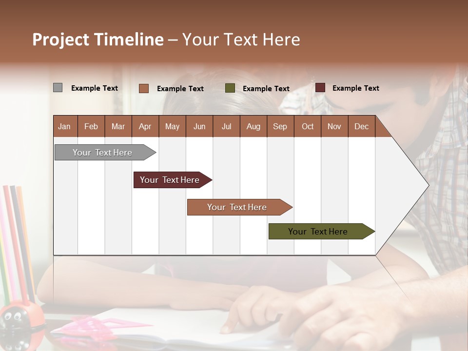Family Assignment Desk PowerPoint Template