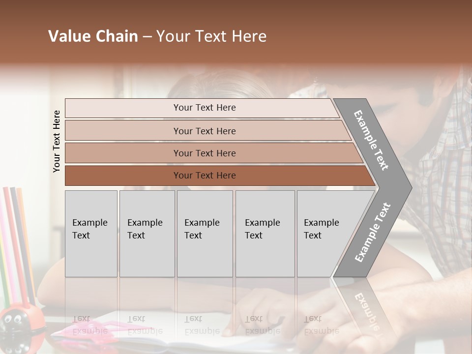 Family Assignment Desk PowerPoint Template