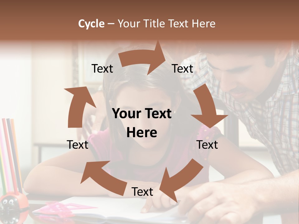 Family Assignment Desk PowerPoint Template