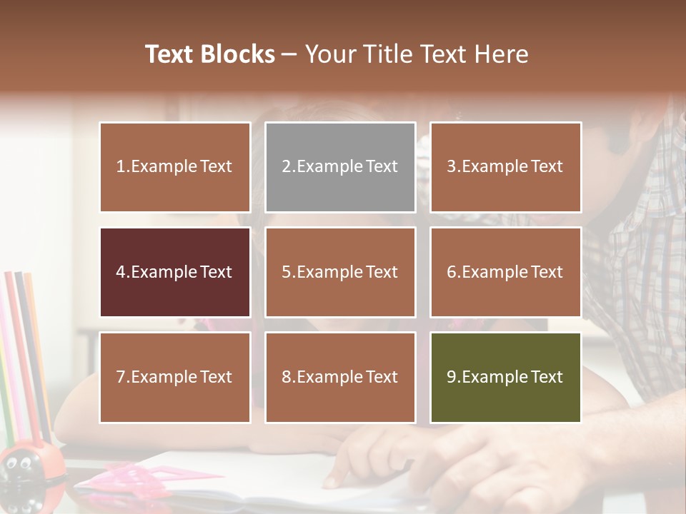 Family Assignment Desk PowerPoint Template