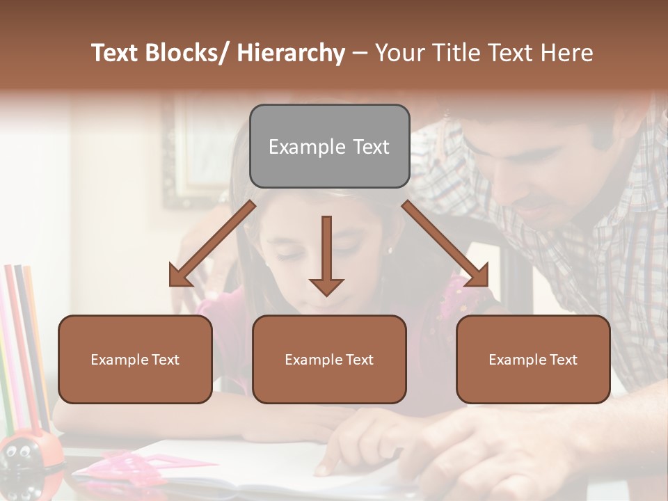 Family Assignment Desk PowerPoint Template