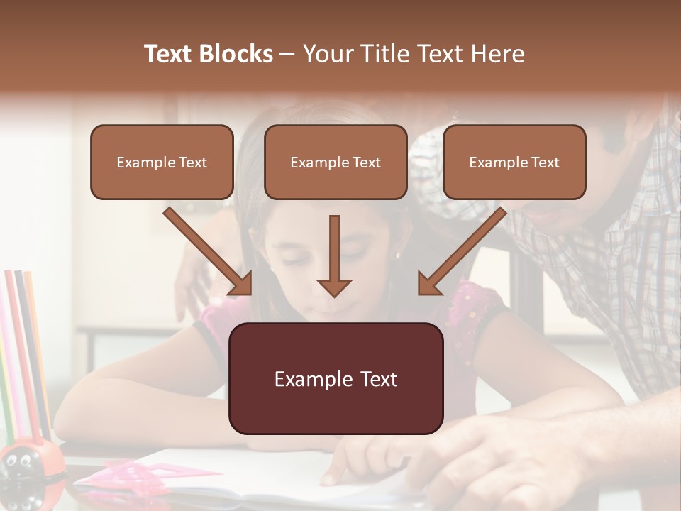 Family Assignment Desk PowerPoint Template