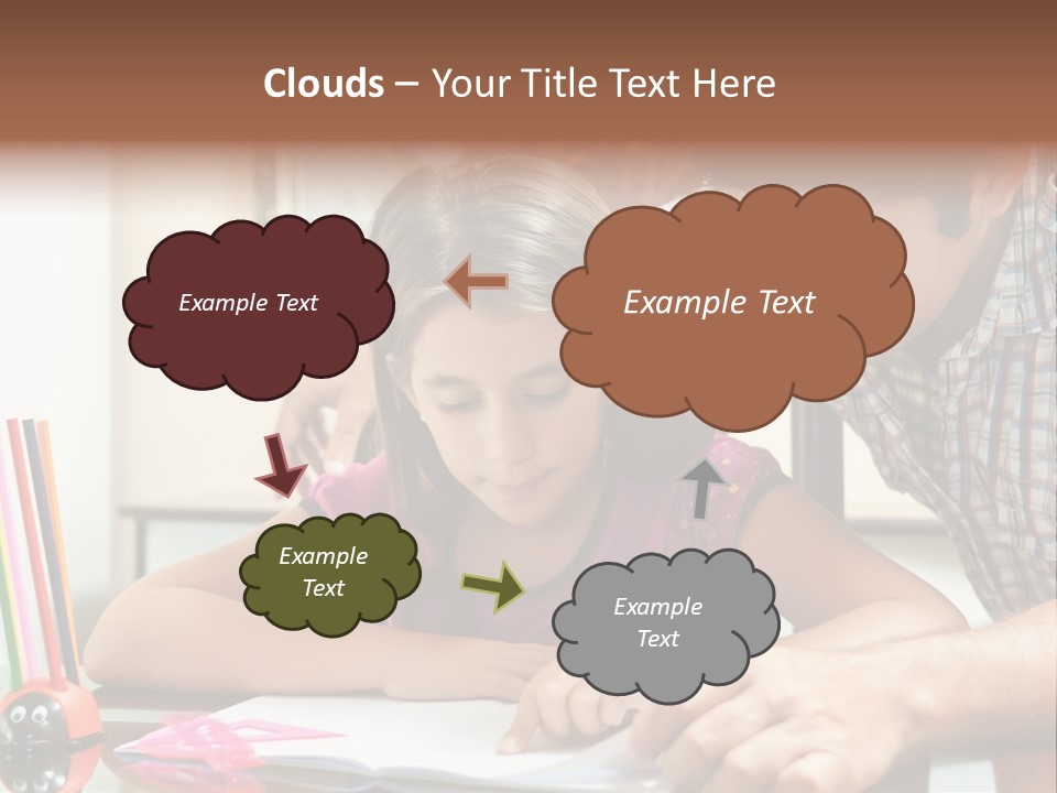 Family Assignment Desk PowerPoint Template