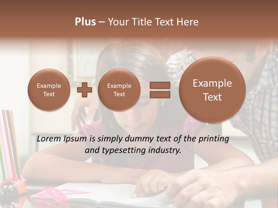 Family Assignment Desk PowerPoint Template