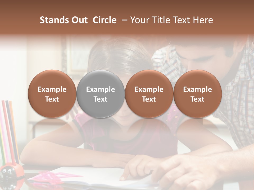 Family Assignment Desk PowerPoint Template
