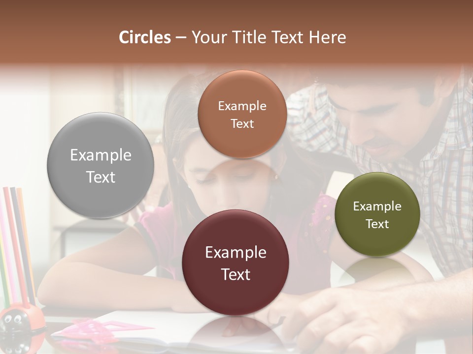 Family Assignment Desk PowerPoint Template