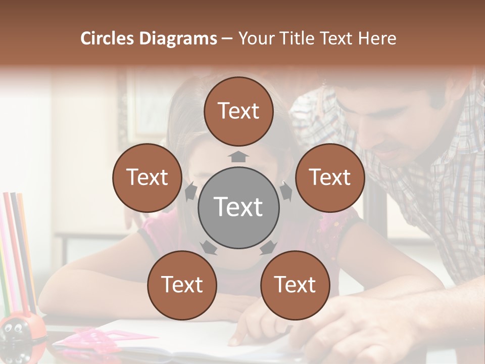 Family Assignment Desk PowerPoint Template