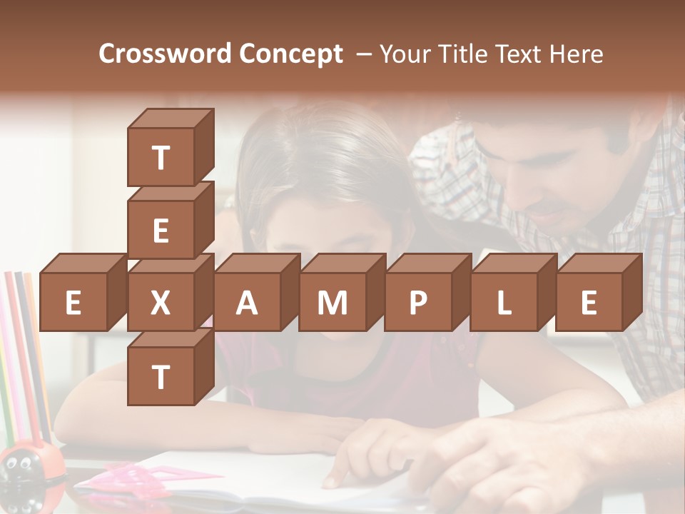 Family Assignment Desk PowerPoint Template