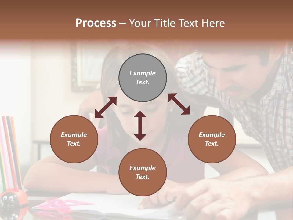 Family Assignment Desk PowerPoint Template