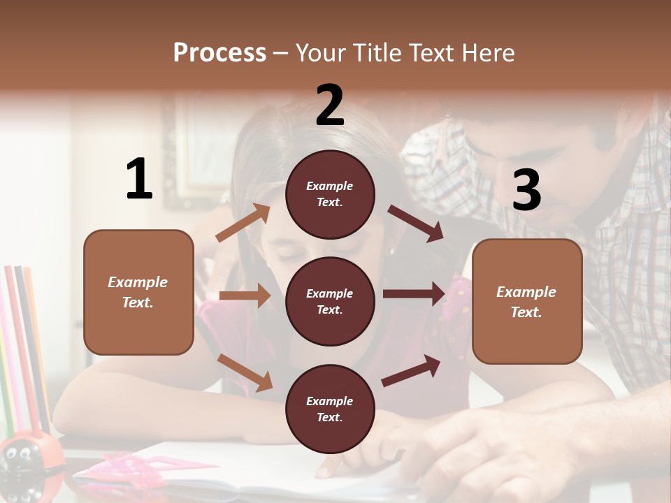 Family Assignment Desk PowerPoint Template