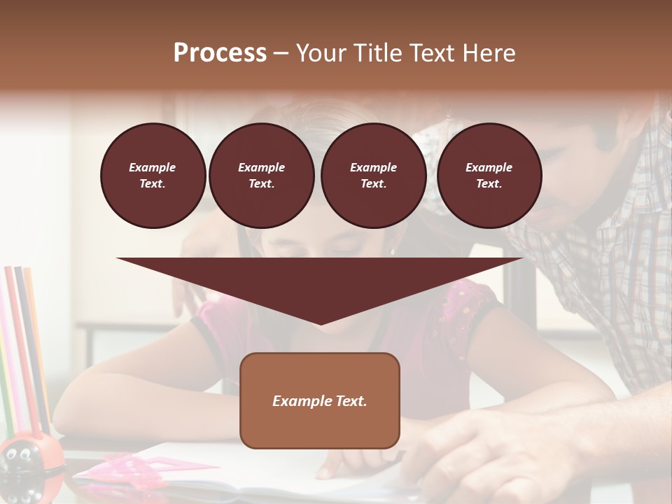 Family Assignment Desk PowerPoint Template