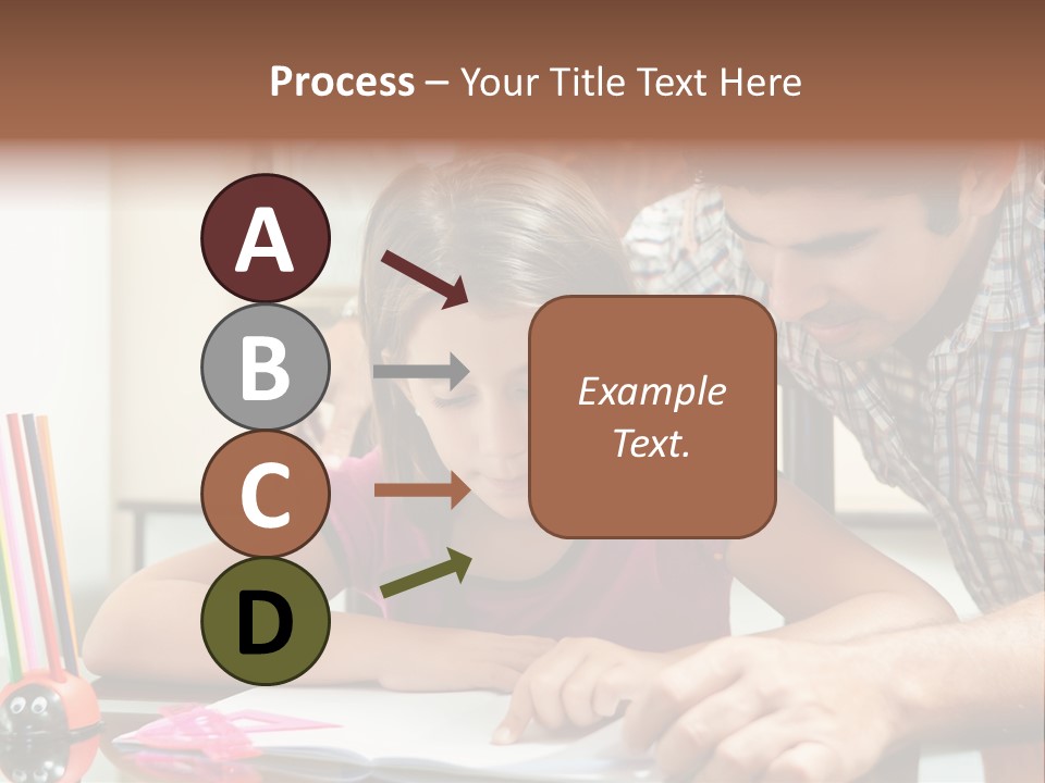 Family Assignment Desk PowerPoint Template