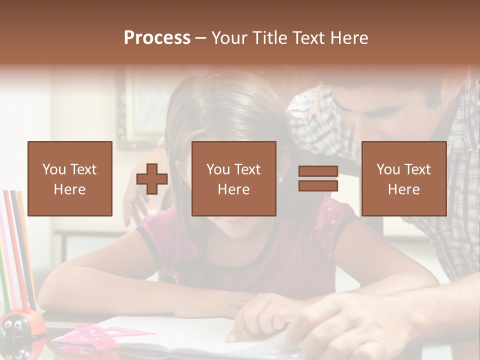 Family Assignment Desk PowerPoint Template