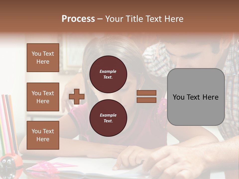 Family Assignment Desk PowerPoint Template