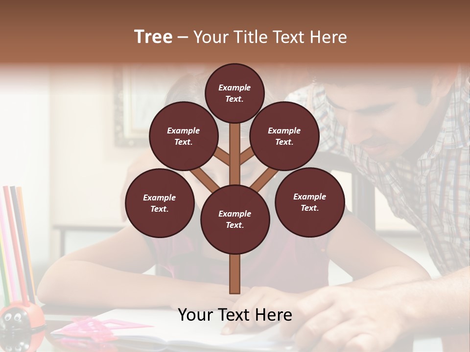 Family Assignment Desk PowerPoint Template