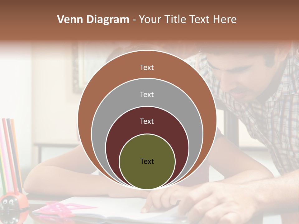 Family Assignment Desk PowerPoint Template