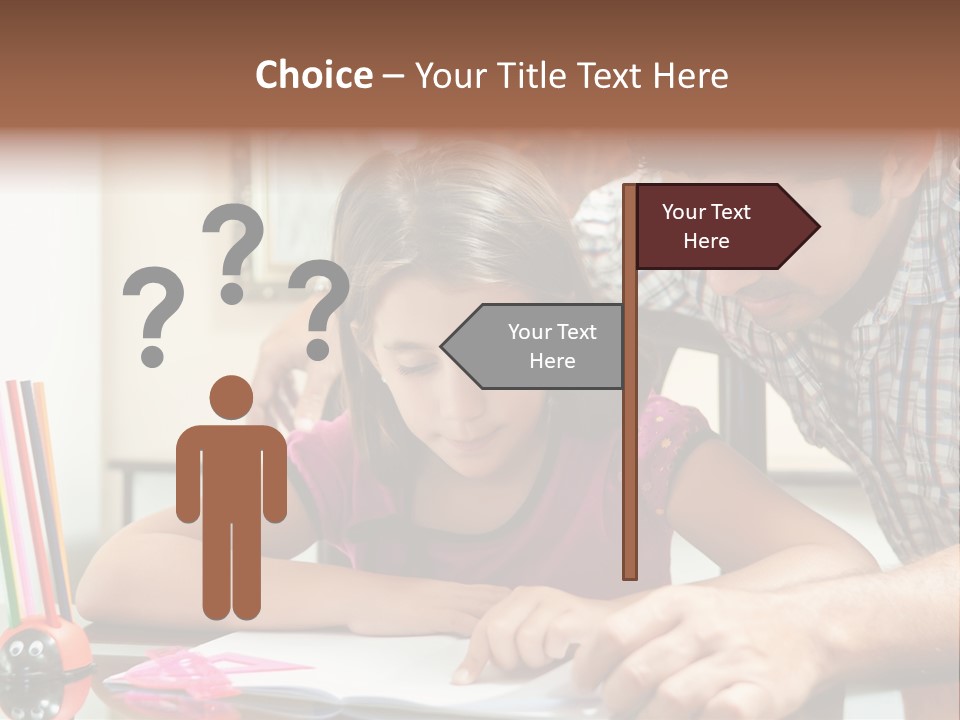 Family Assignment Desk PowerPoint Template