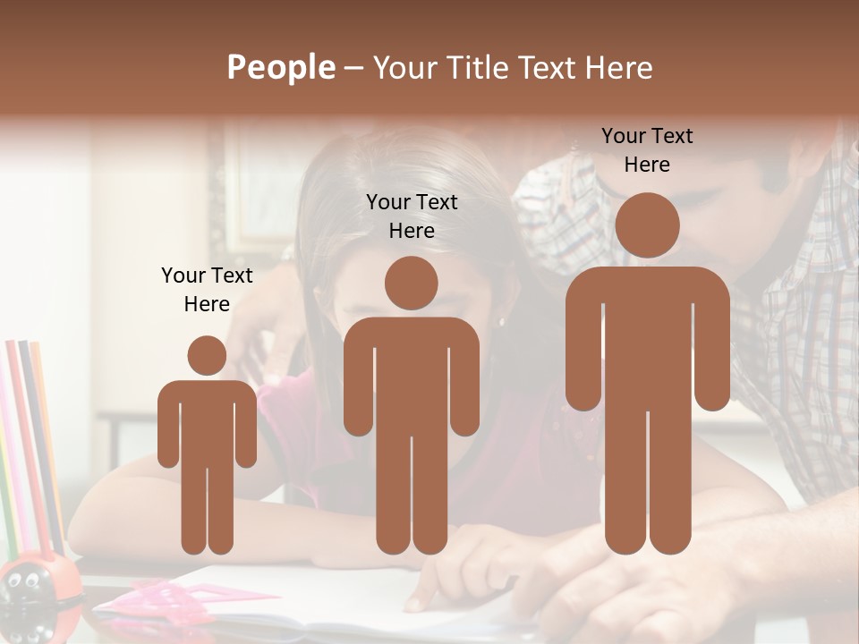 Family Assignment Desk PowerPoint Template